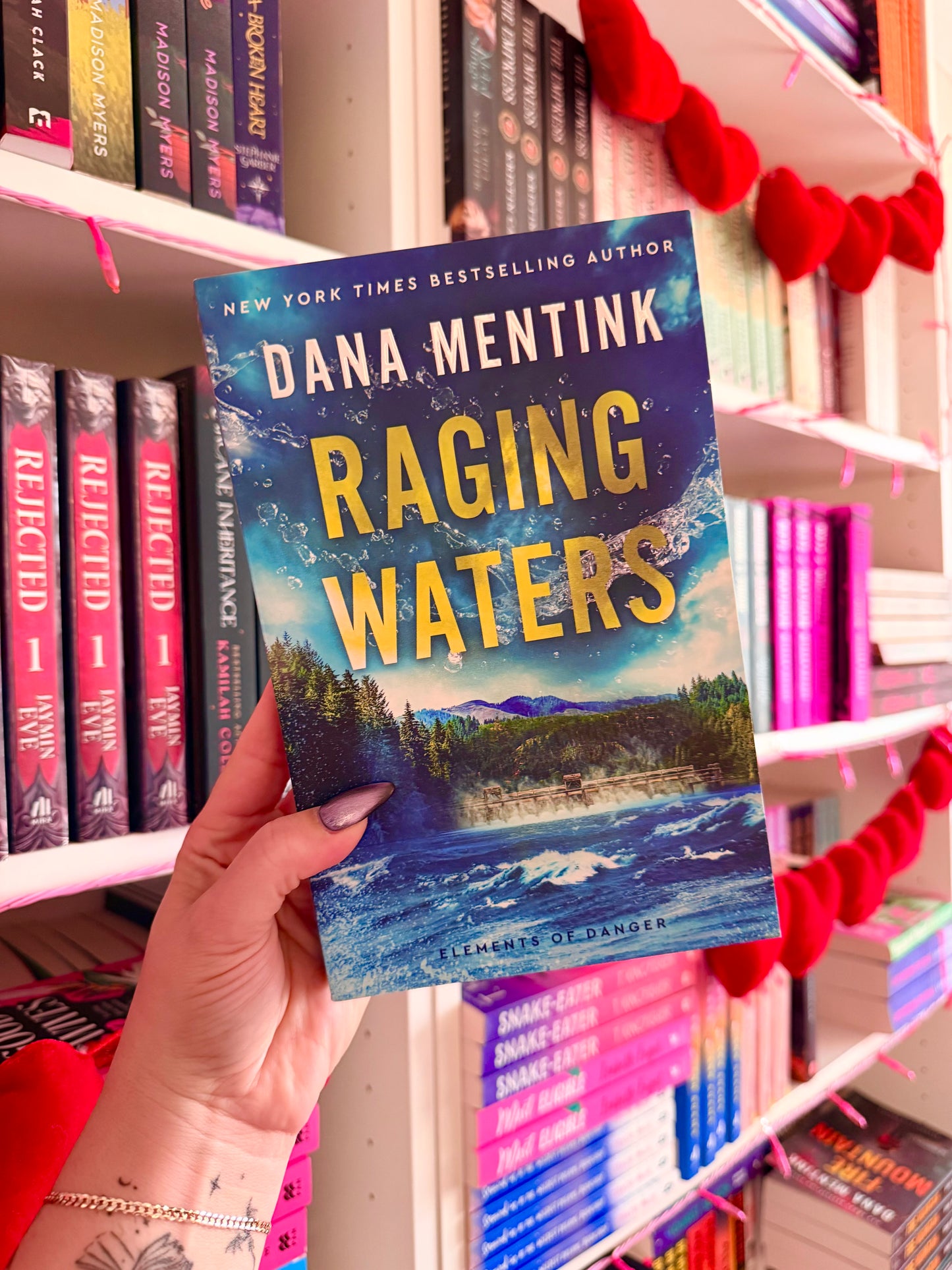 Raging Waters: A Christian Romantic Suspense Thriller with High-Stakes Adventure Set in Small-Town Washington (Elements of Danger)