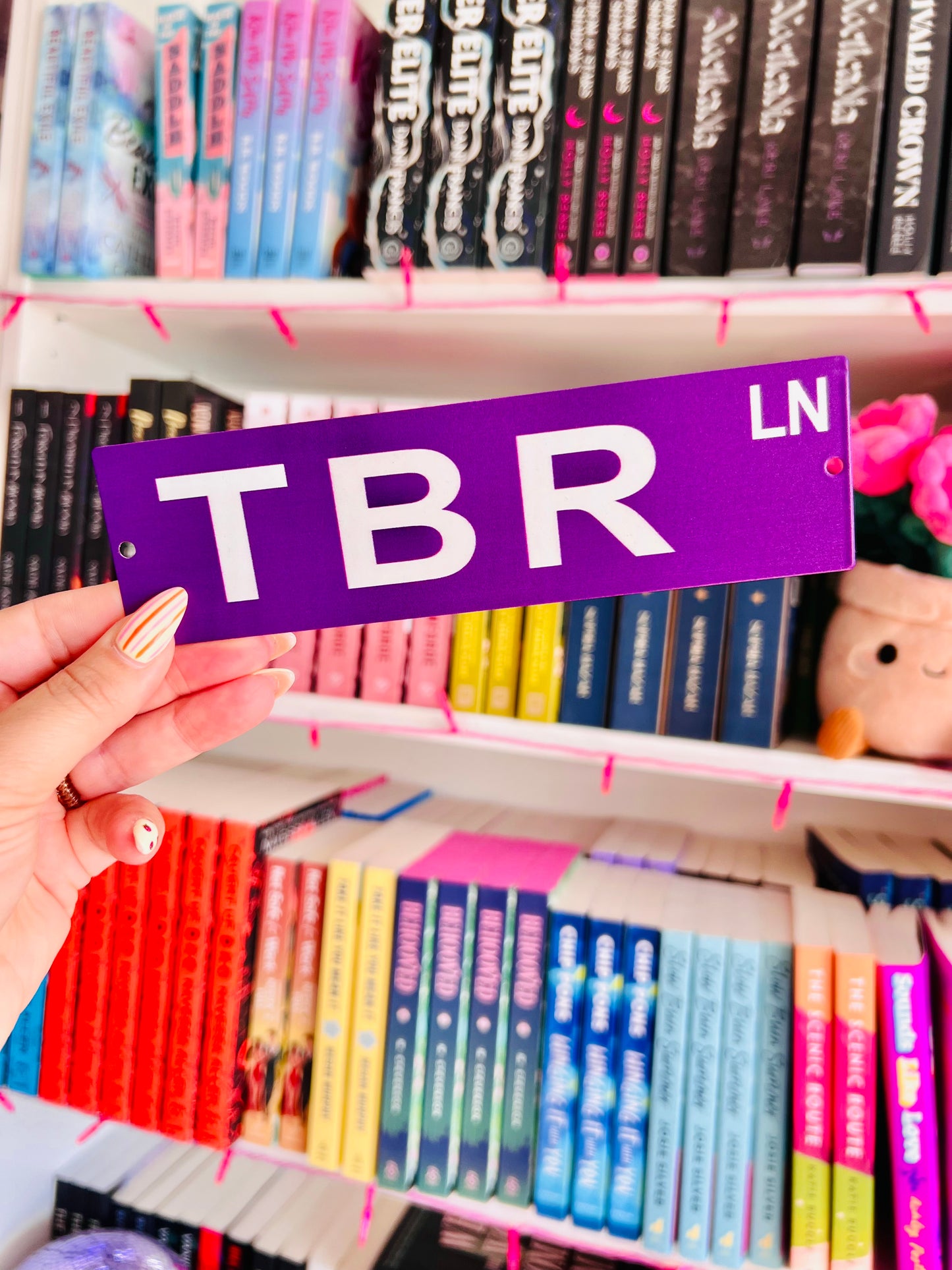 Bookish Metal Shelf Signs