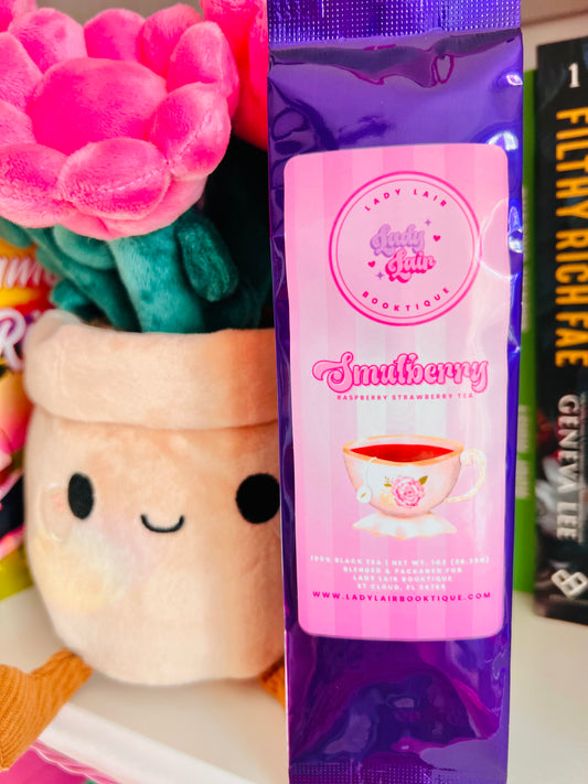 Smutberry - Raspberry/Strawberry Flavored Black Tea (1oz Loose Leaf)