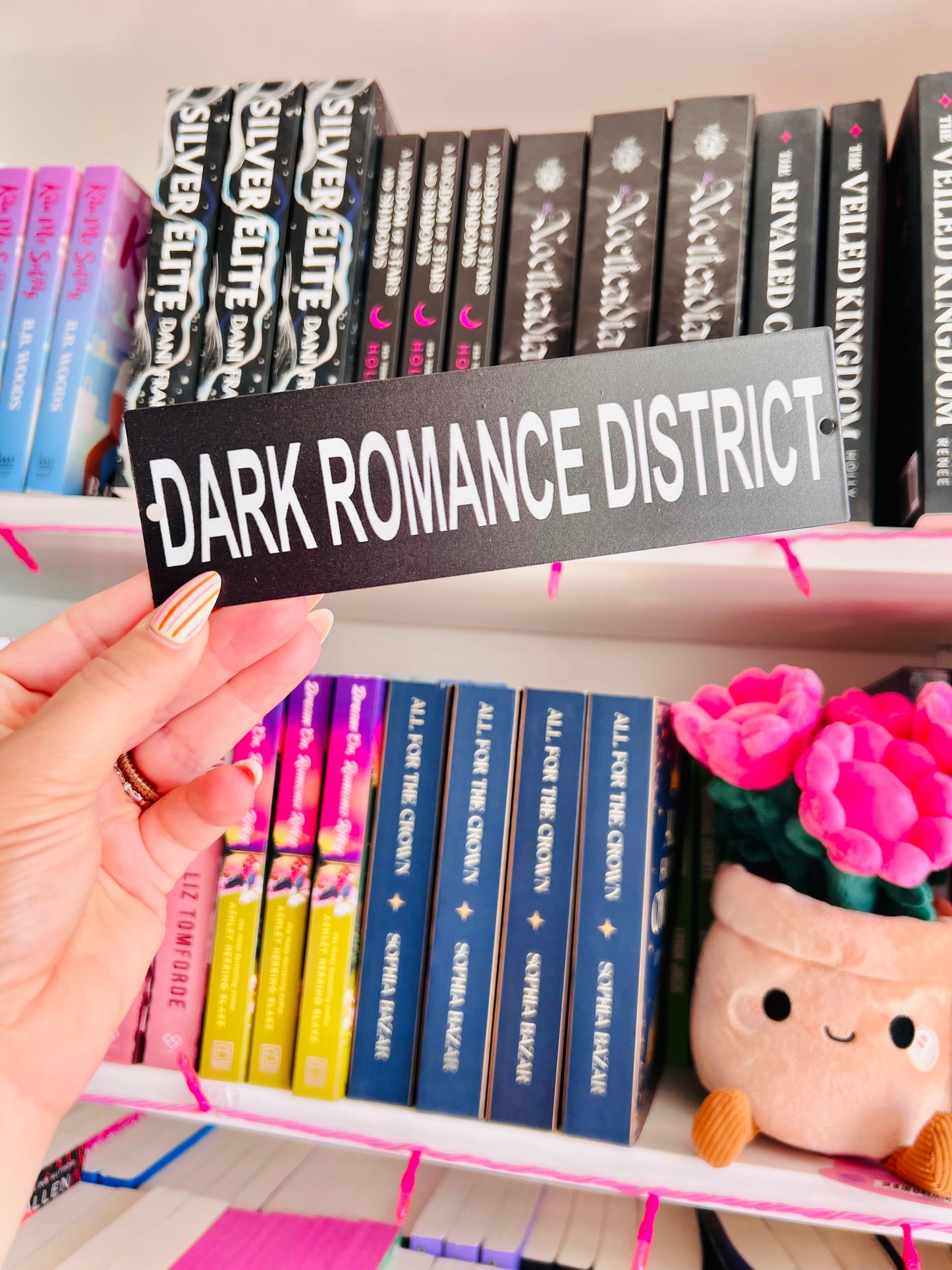 Bookish Metal Shelf Signs
