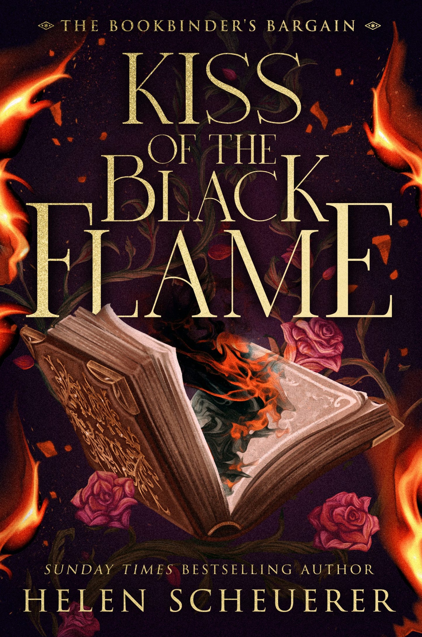 Kiss of the Black Flame (Uk edition, Paperback) Pre-order signed bookplate