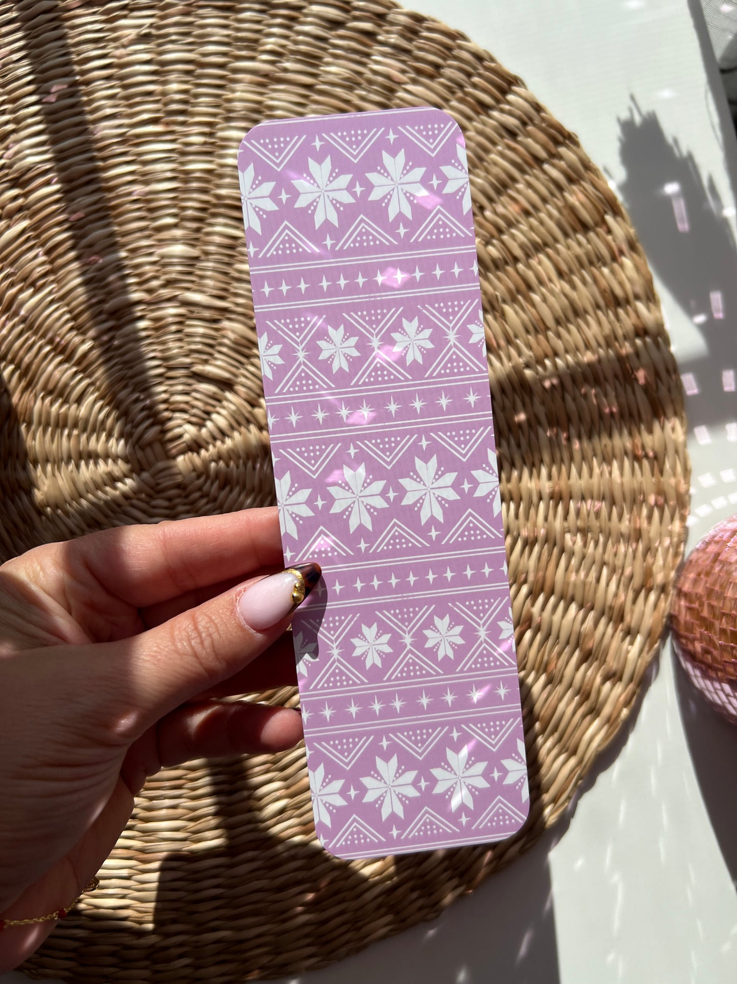 Winter Flakes Bookmark