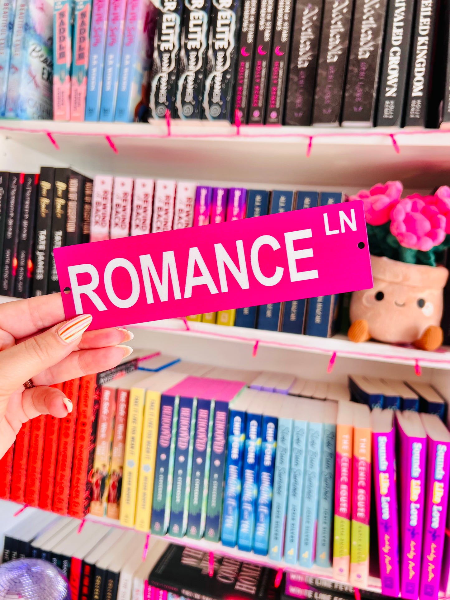 Bookish Metal Shelf Signs