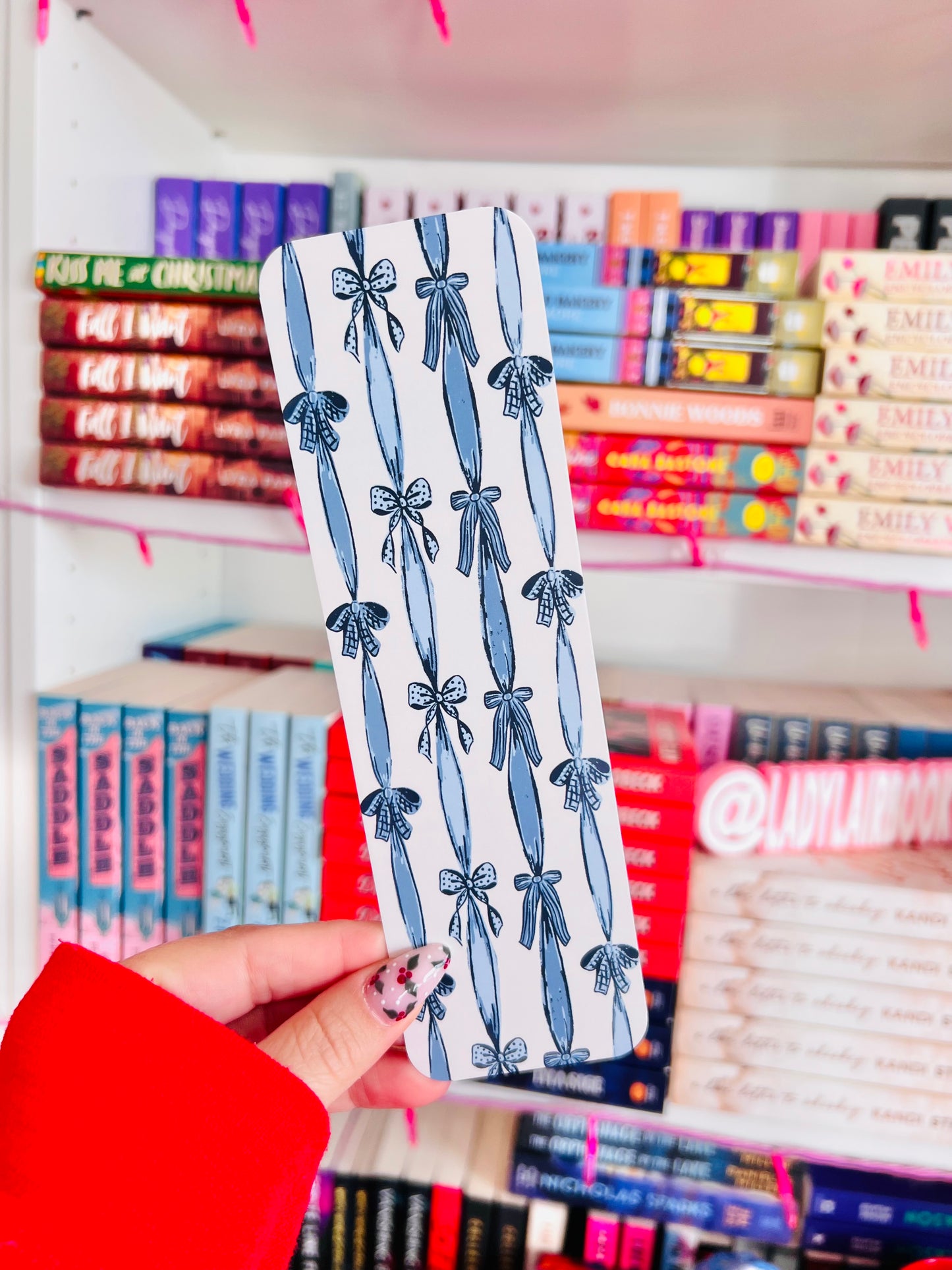 Coquette Blue Blows - Bookmark