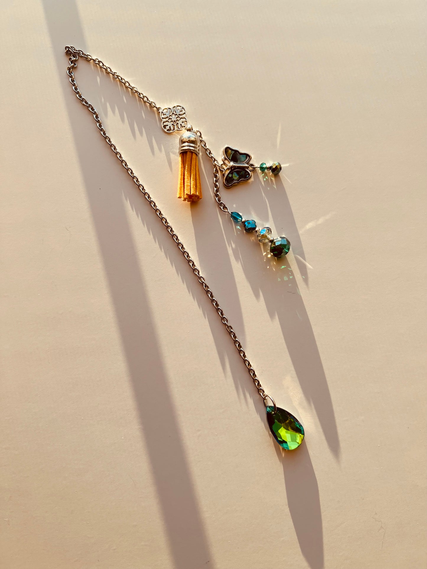 Butterfly Jeweled Bookmark