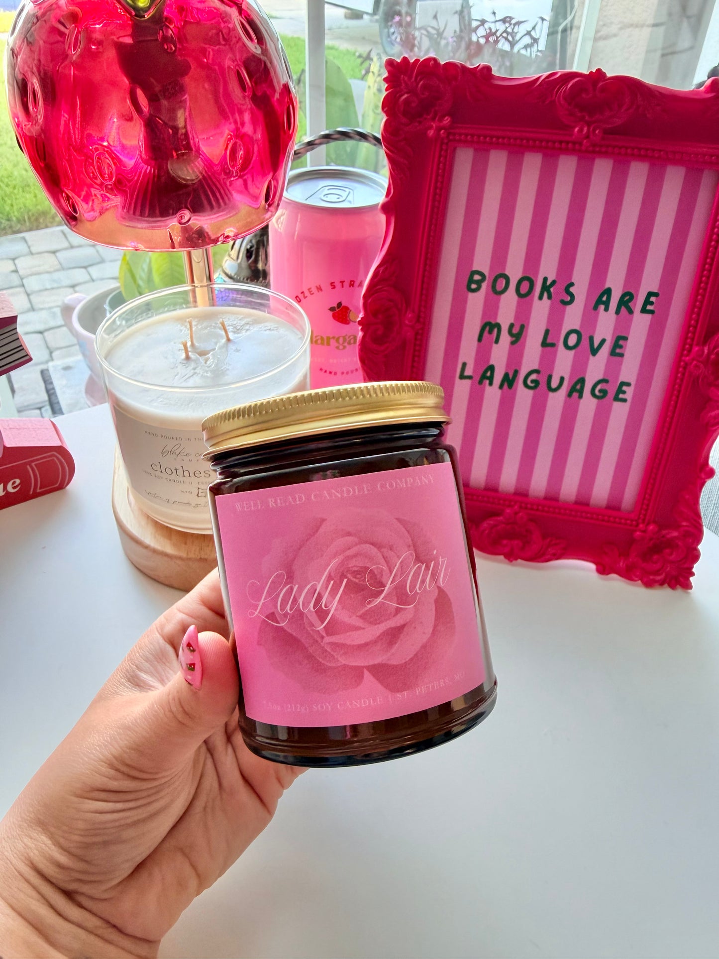 Enchanted Rose Lady Lair Candle