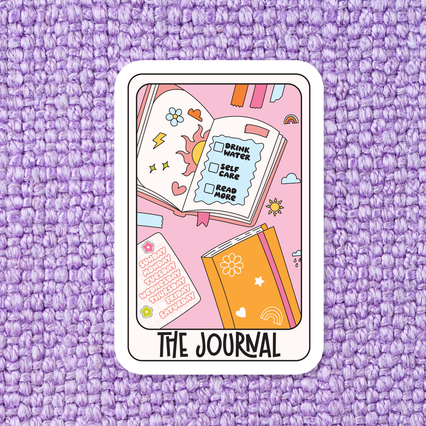 The Journal Tarot Card Sticker