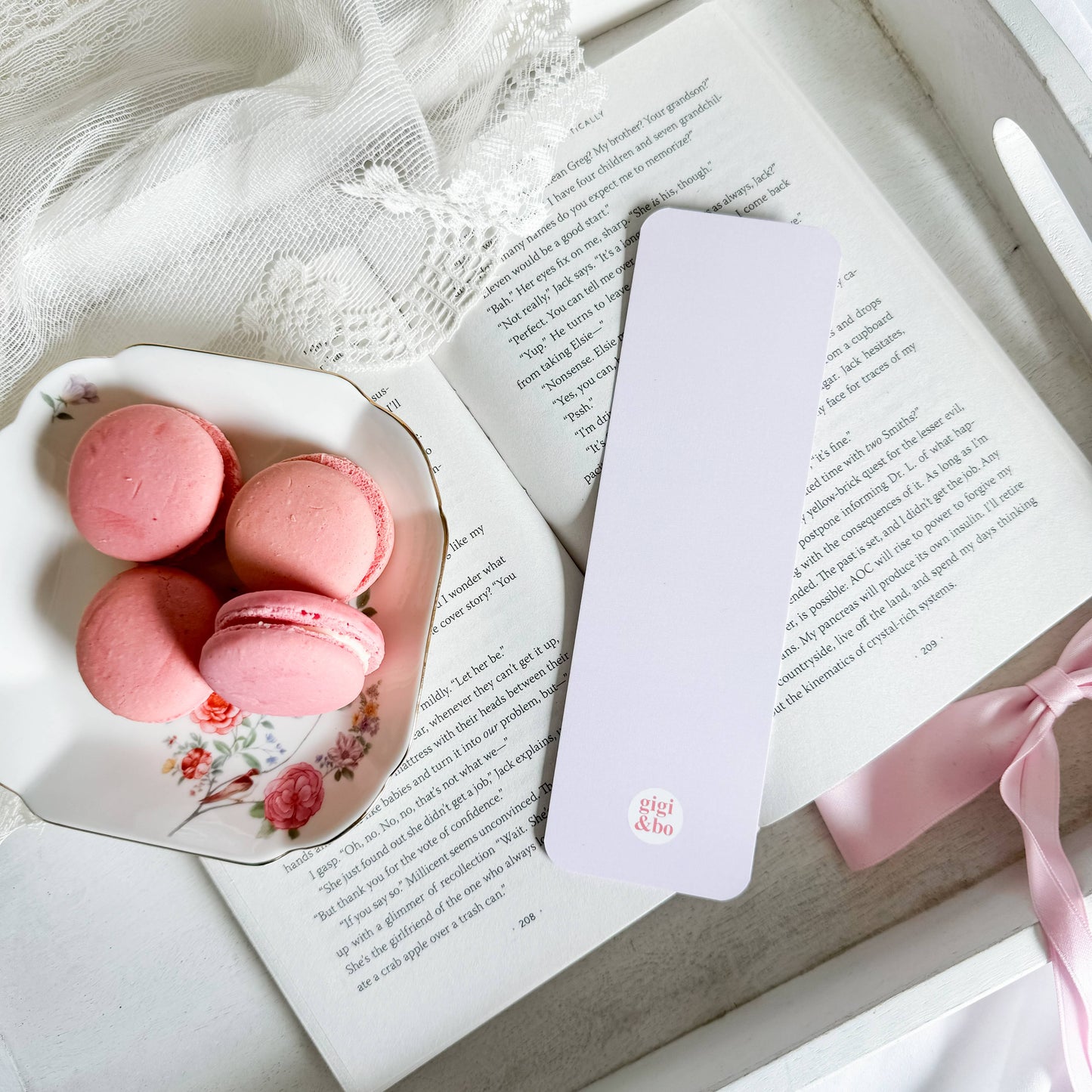Soft Girl Book Club Bookmark