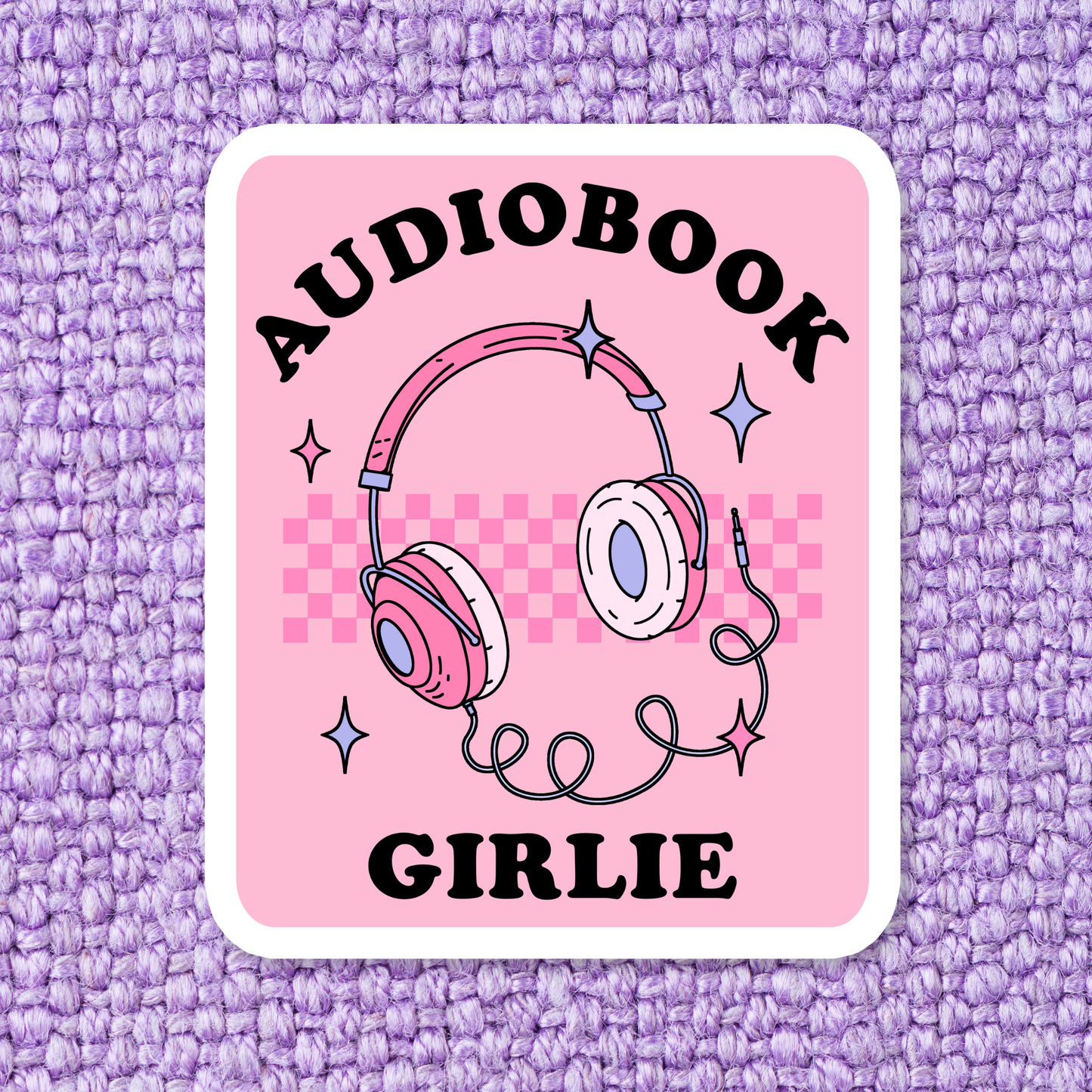 Audiobook girlie / sticker