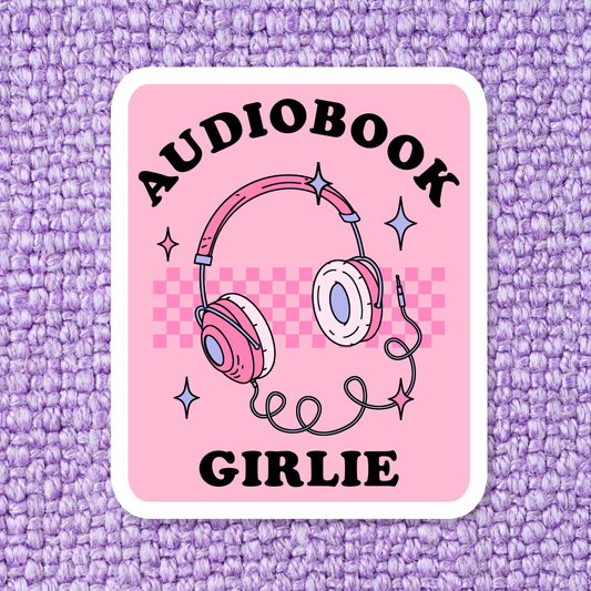 Audiobook girlie / sticker