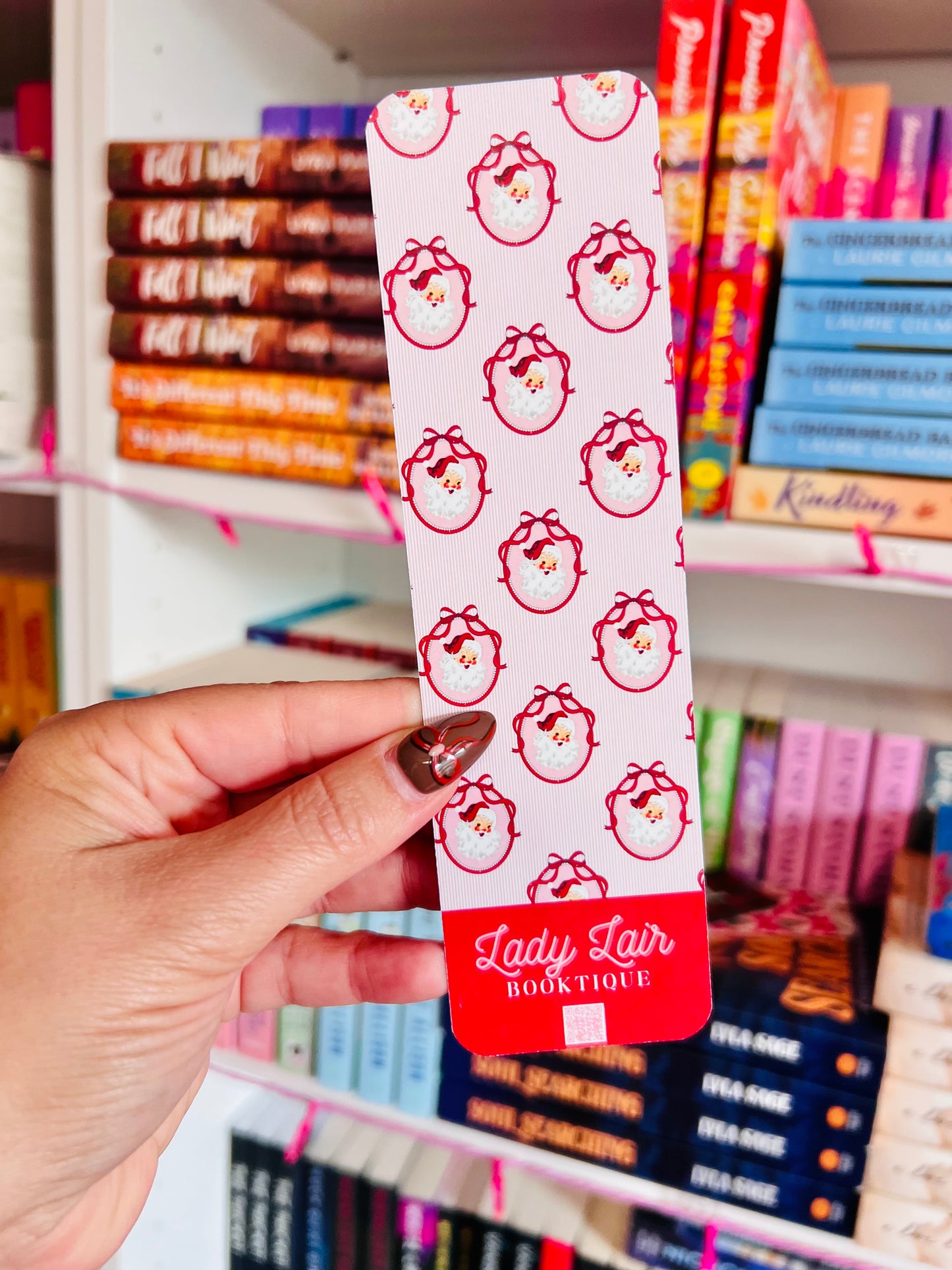 Blush & Bows Santa Bookmark by ✨Lady Lair✨