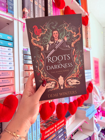 Roots of Darkness: The must-read romantasy novella to the epic Viking ASHEN series (book 2.5)(Uk edition, paperback)
