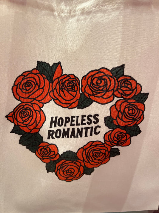 Hopeless Romantic Heart of Roses Tote