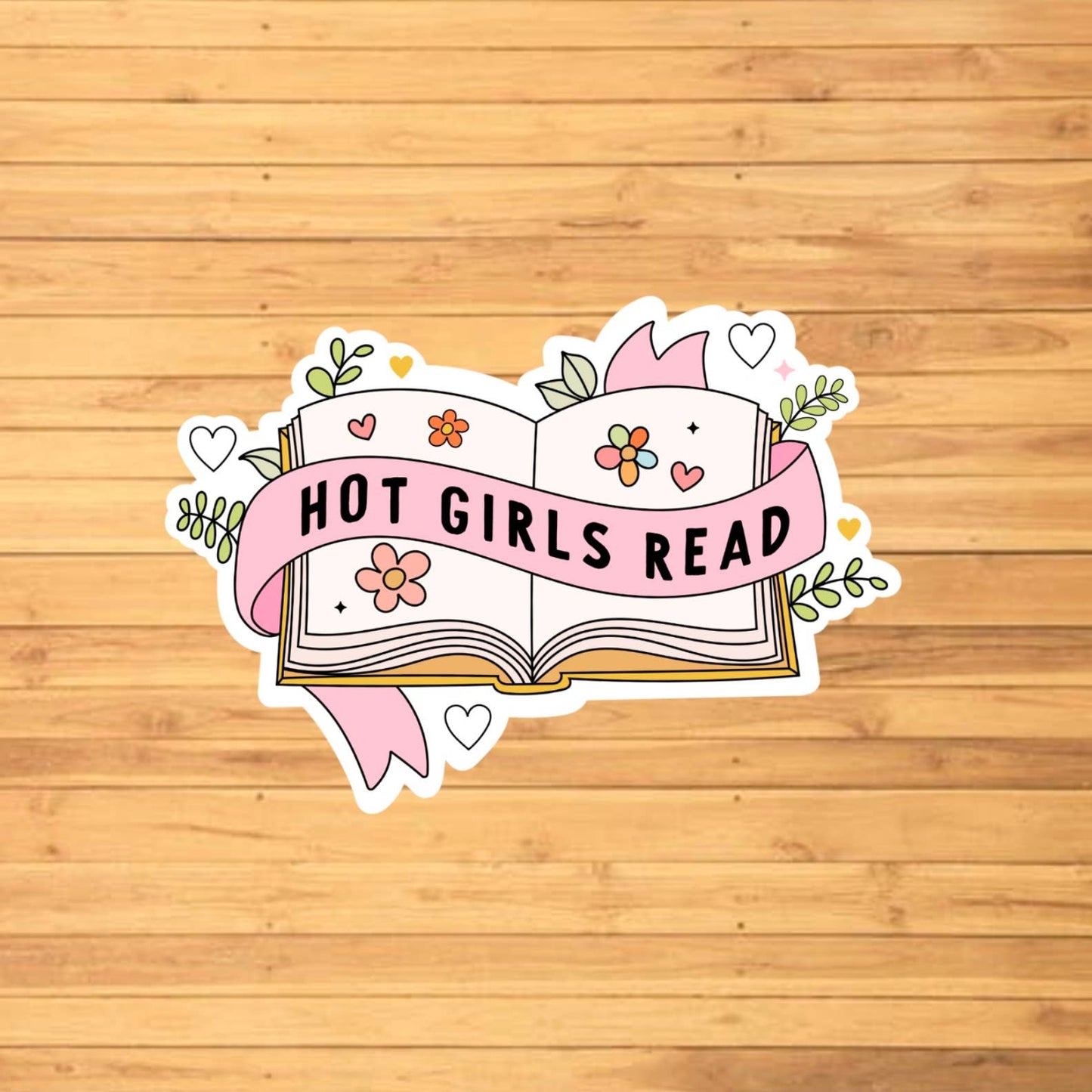 Hot Girls Read / Sticker