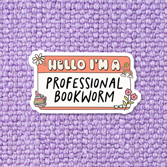 Book Bookish Bookstore Waterproof Vinyl Sticker RB3: Standard: Loose Stickers / Clear