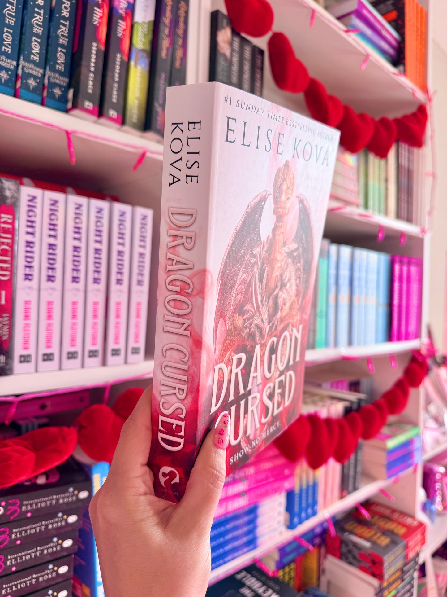 Dragon Cursed: the must-read dragon fantasy romance from the Sunday Times bestselling author of Arcana Academy (Uk edition, Paperback) with Signed bookplate