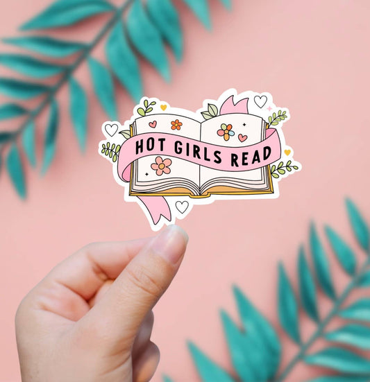 Hot Girls Read / Sticker