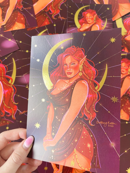 Brittany Keller, Bryce Gold Foil Print: 5x7