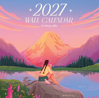 2027 Brittany Keller Art Wall Calendar