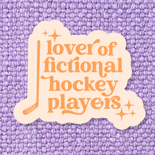 Bookish Smut Romance Hockey Waterproof Vinyl Sticker SB: Standard: Loose Stickers / Clear