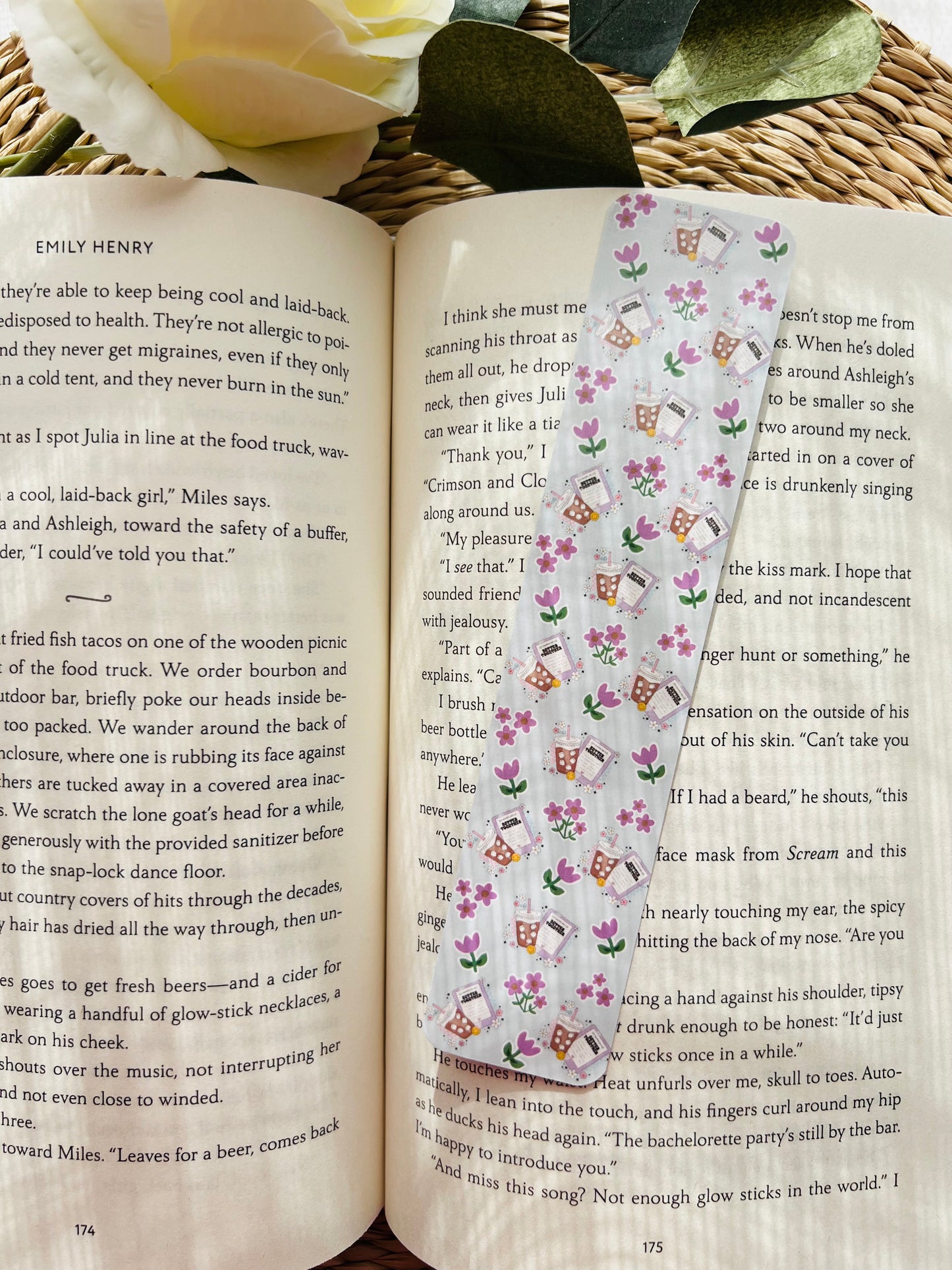 Book Coffee Lover Set Of 4 Bookmarks