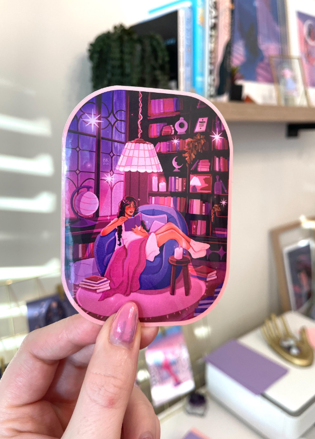 Brittany Keller, Reading Nook Sticker