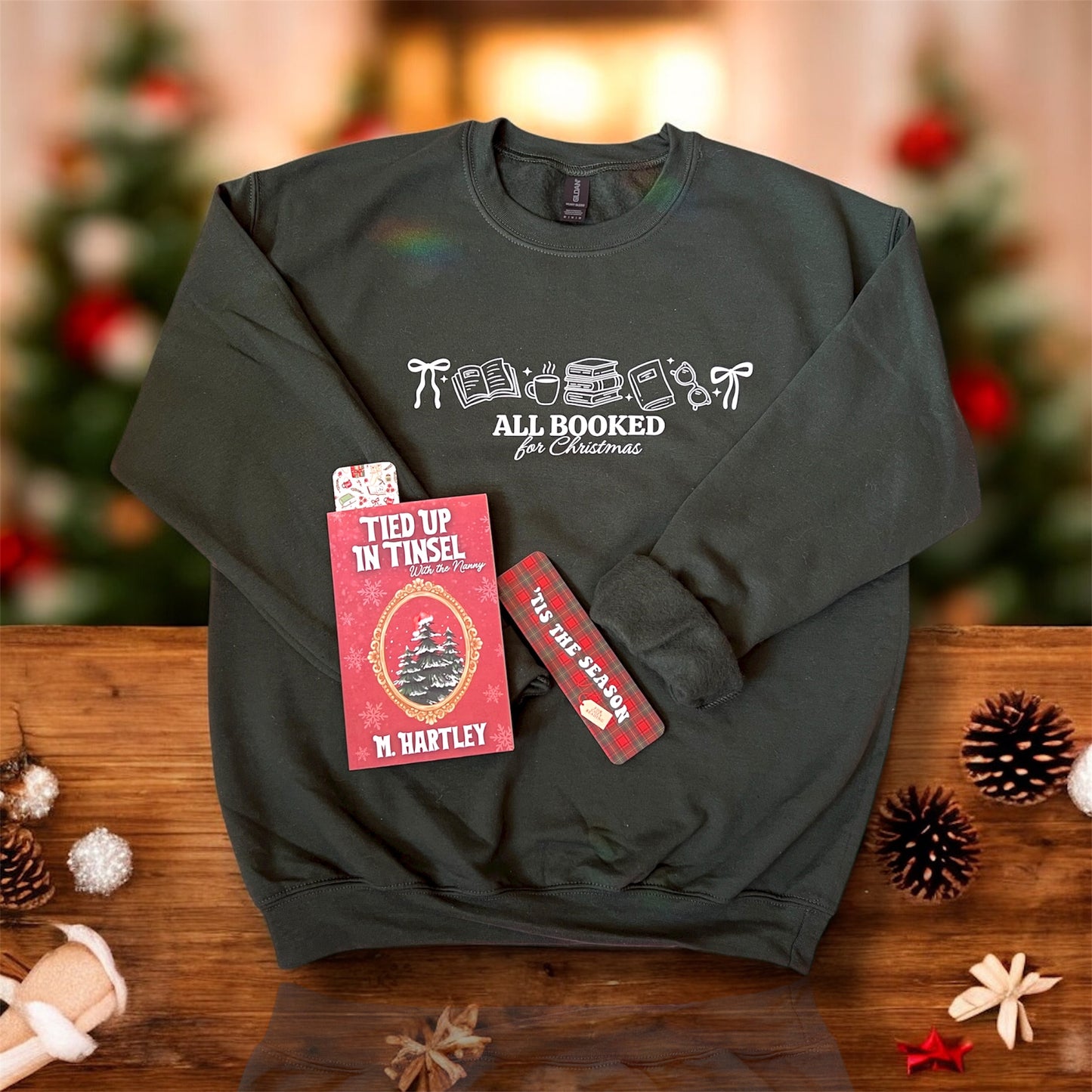 Booked For Christmas Sweatshirt