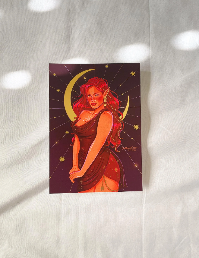 Brittany Keller, Bryce Gold Foil Print: 5x7