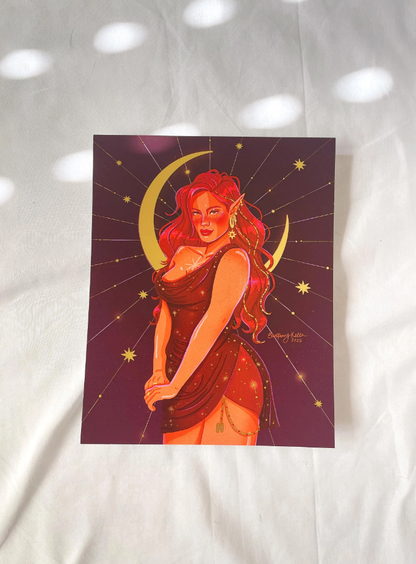 Brittany Keller, Bryce Gold Foil Print: 5x7