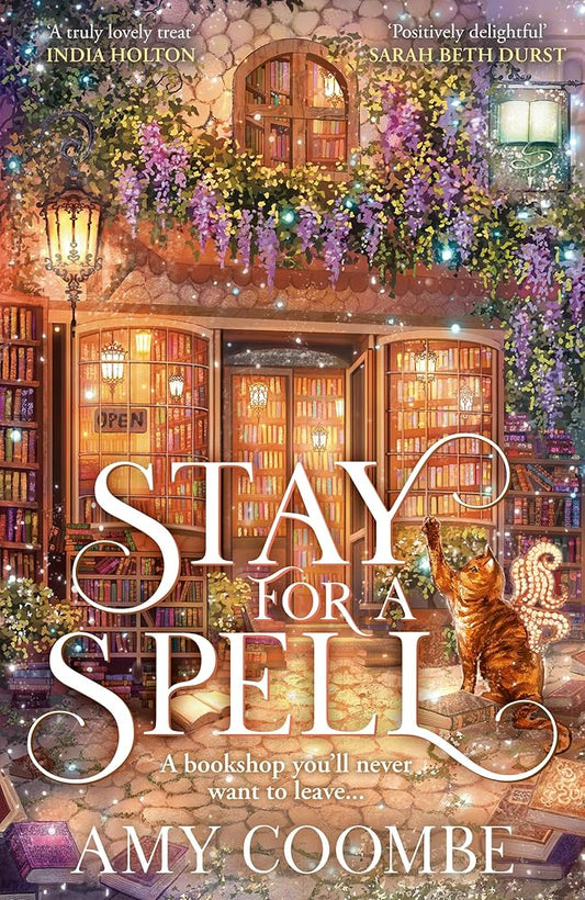 Stay for a Spell: A brand-new cosy fantasy romance for book lovers! cover image