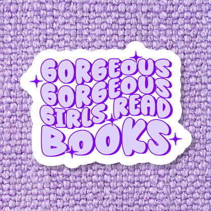 Book Bookish Bookstore Waterproof Vinyl Sticker RB4: Standard: Loose Stickers / Clear