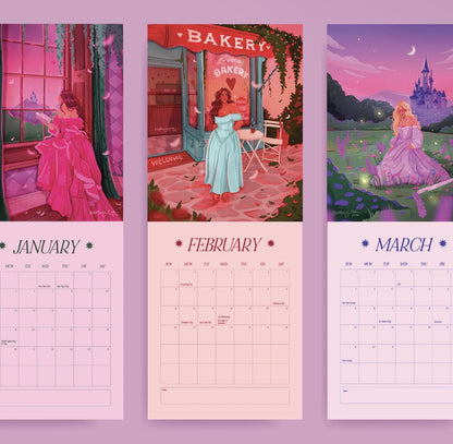 2027 Brittany Keller Art Wall Calendar