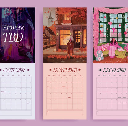 2027 Brittany Keller Art Wall Calendar
