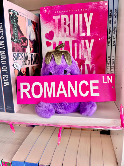 Bookish Metal Shelf Signs