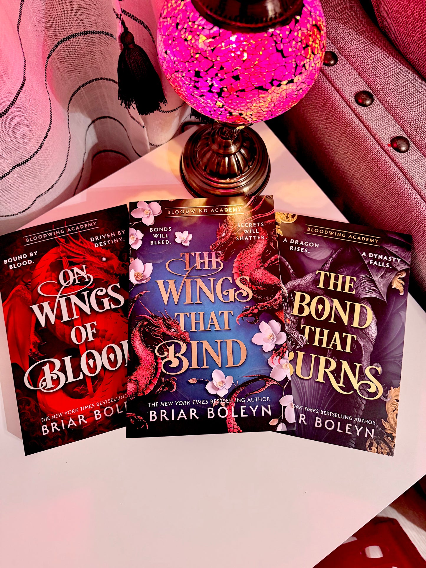 On Wings Of Blood: The new and hottest, MUST-READ dark academia, enemies-to-lovers fantasy romance, with dragons and vampires, for 2025! (Bloodwing Academy, Book 1)