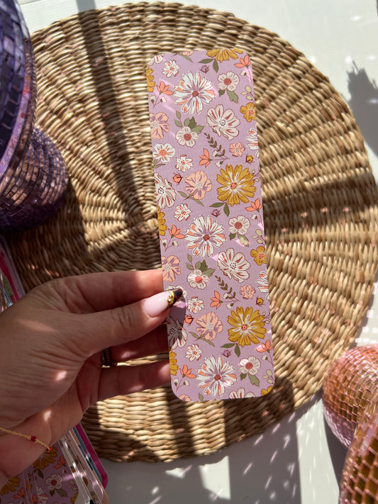 Lavender Fall Garden Bookmark