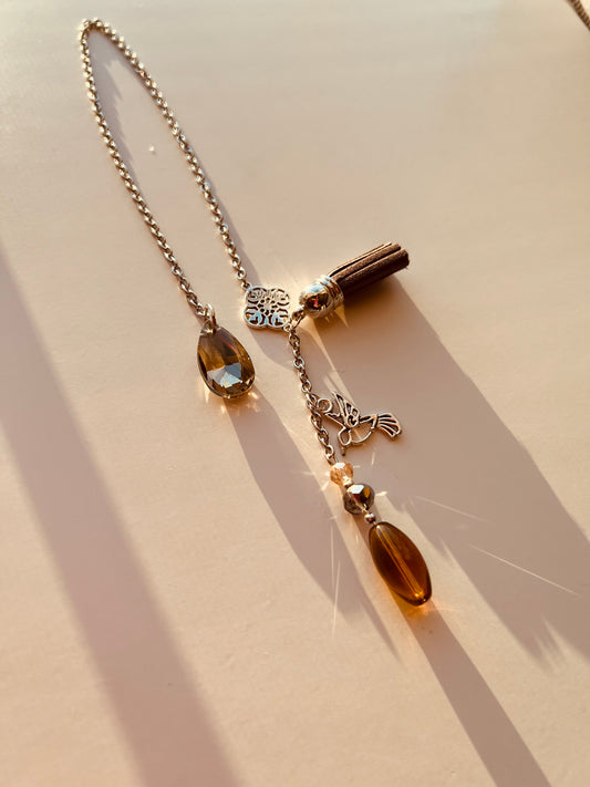 Amber Skies Jeweled Bookmark