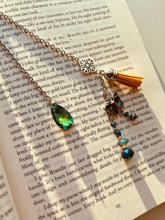 Butterfly Jeweled Bookmark