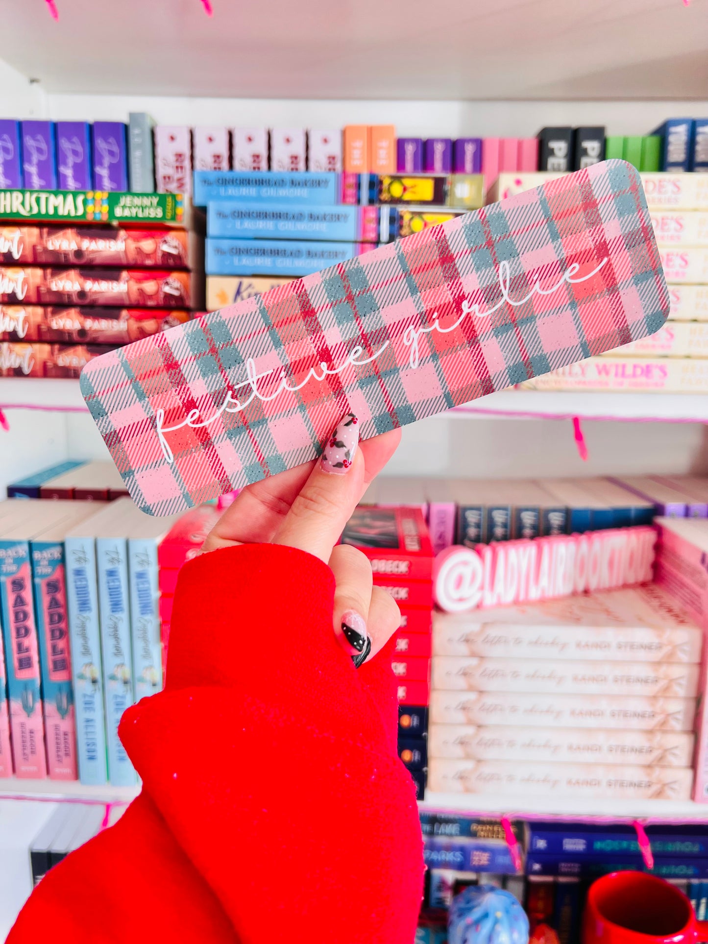 Festive Girlie - Bookmark