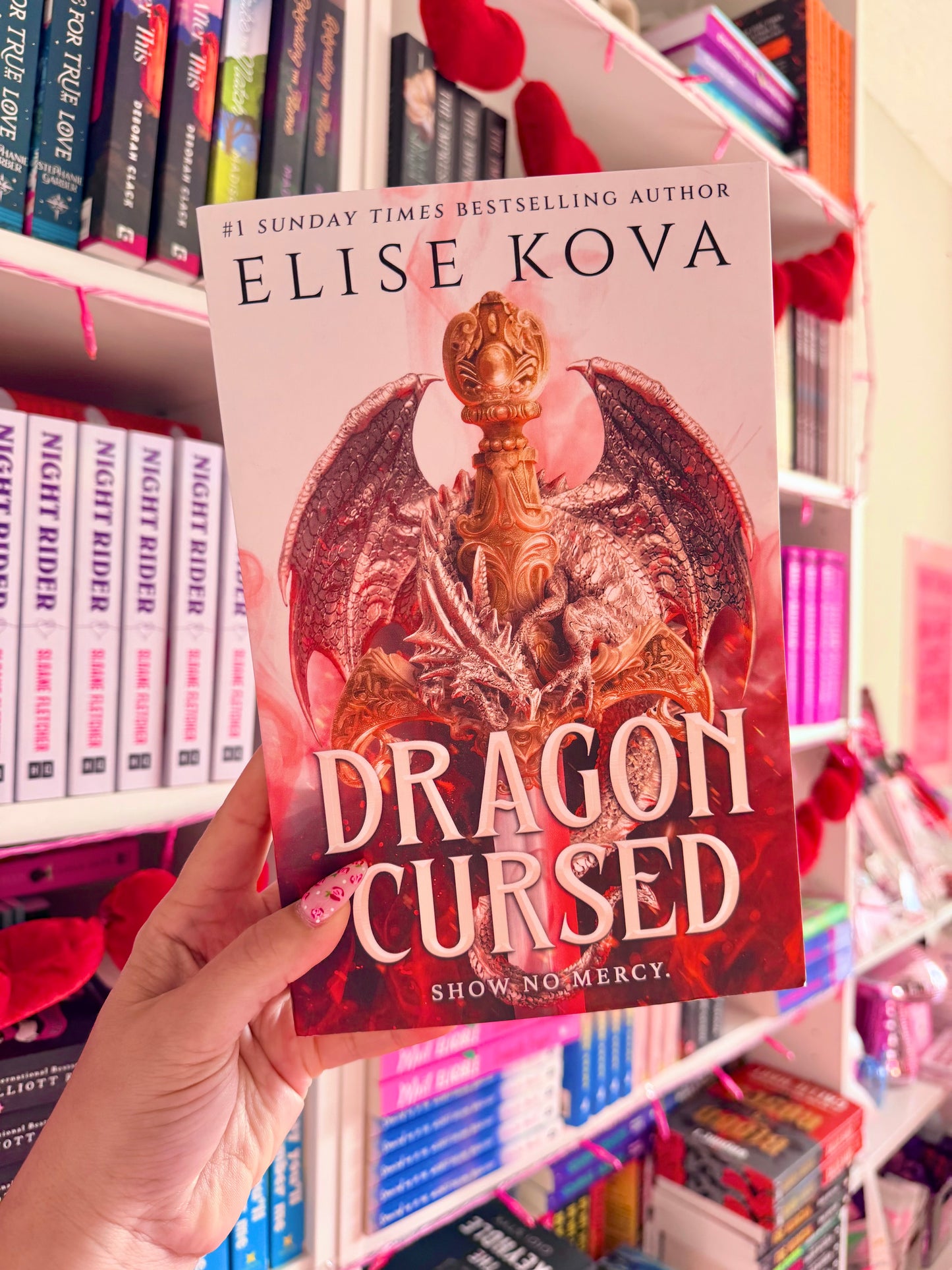 Dragon Cursed: the must-read dragon fantasy romance from the Sunday Times bestselling author of Arcana Academy (Uk edition, Paperback) with Signed bookplate