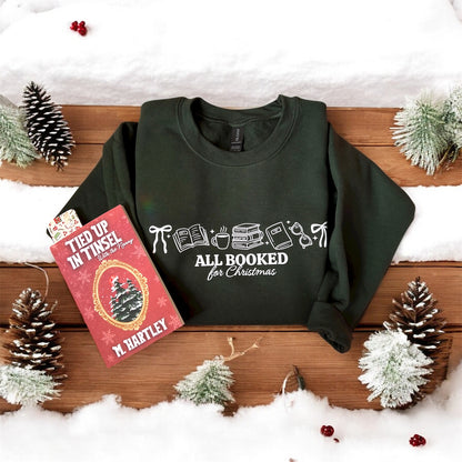 Booked For Christmas Sweatshirt