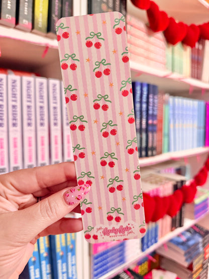 Cherry Bow Bookmark