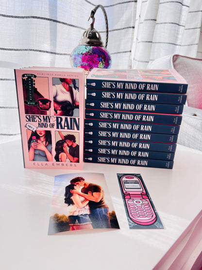 She's My Kind Of Rain: A Small Town, Country Singer, He Falls First Romance (Rawlings Ranch Series) Signed + Swag