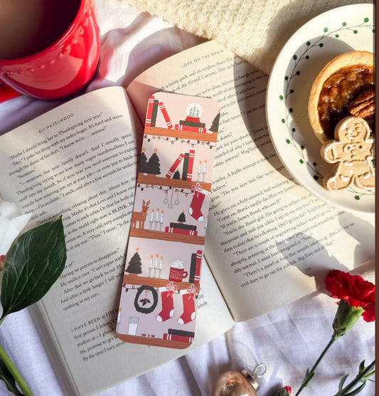 Merry Bookshelves Bookmark