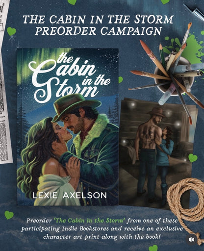 The Cabin In The Storm (signed bookplate and artwork)