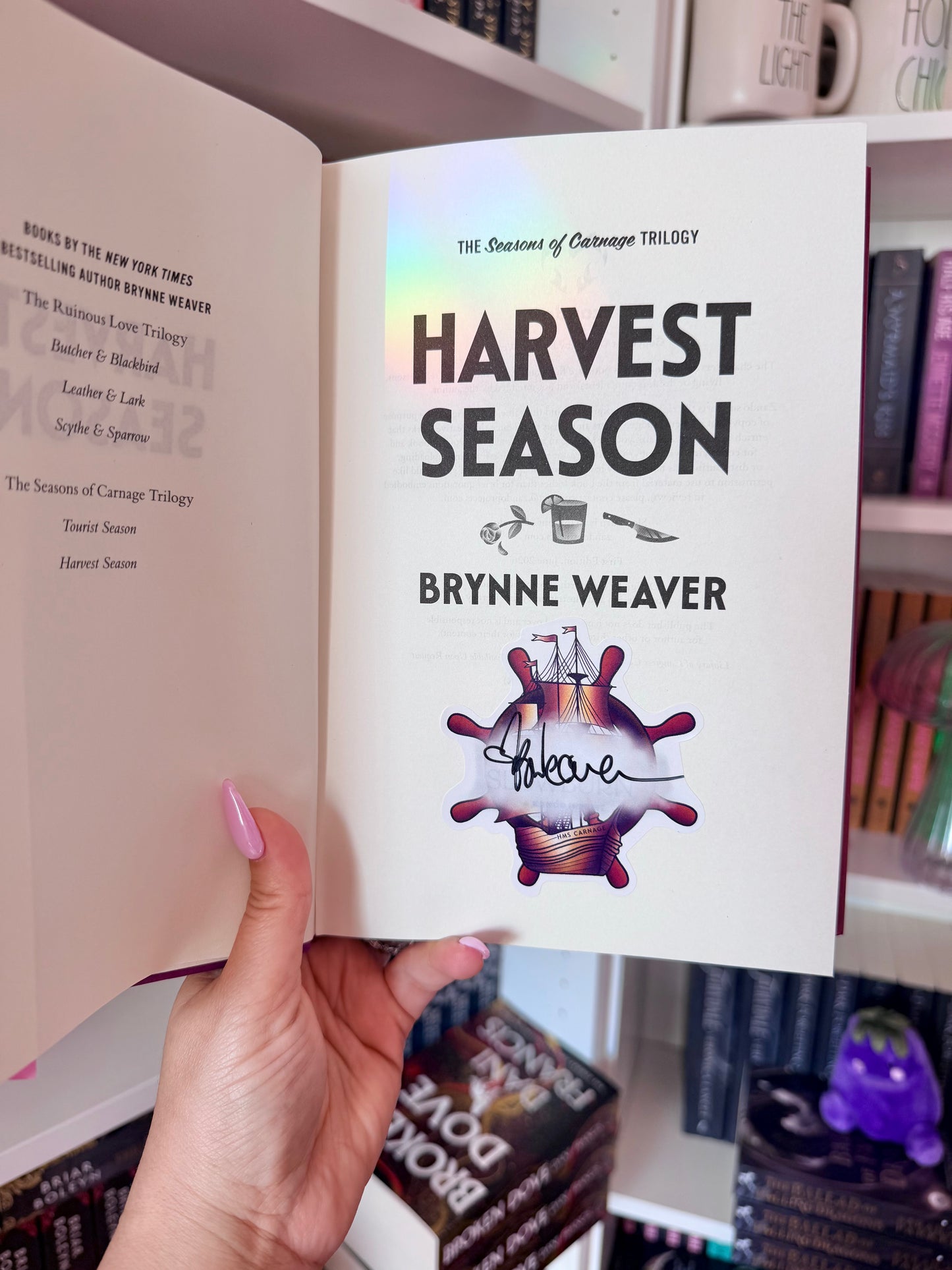 Harvest Season: Book 2 Hardcover, Signed bookplate + short story book
