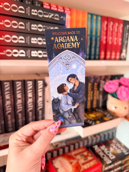 Arcana Academy (Uk Edition, Paperback) with Velvet bookmark from the Author
