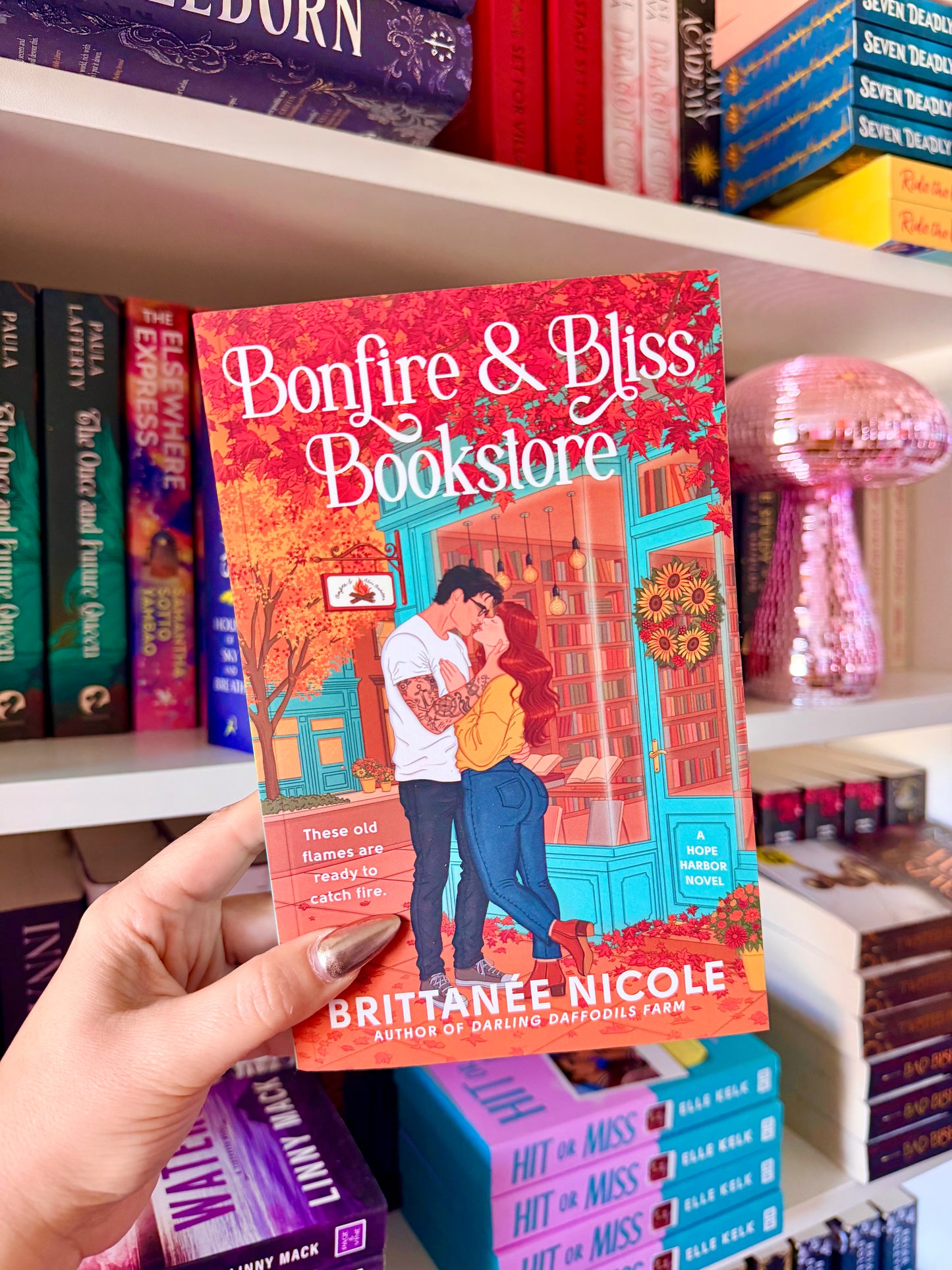 Bonfire and Bliss Bookstore (A Hope Harbor Novel)