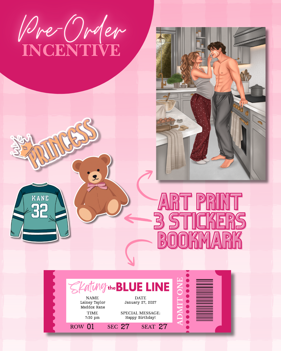 Skating The Blue Line (Pre-Order - Signed Copy and Swag