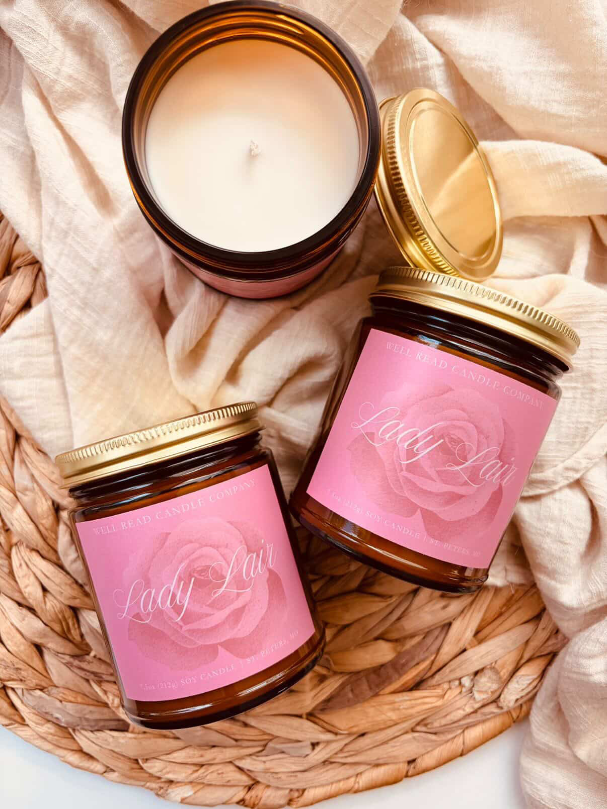 Enchanted Rose Lady Lair Candle